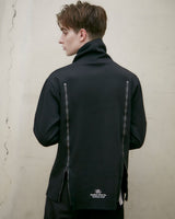 バックジップタートルネックロングスリーブカットソー/ BACK ZIP TURTLENECK L/S (4574075617398)