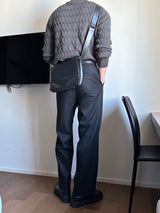 ロイ3ボタンケーブルニット / Roy 3 button button cable knit (4 colors)