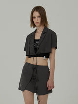 アプロンスカート / APRON SKIRT IN GREY