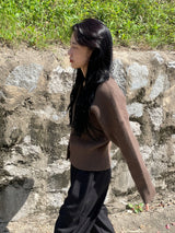 Bear hidden button cardigan