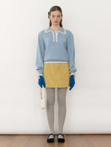 COLOR MINI SKIRT YELLOW