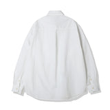 UTILITY CURVED POCKET OXFORD SHIRT WHITE (6554667810934)
