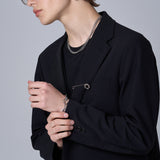 ロングトグルバーチェーンブレスレット / LONG TOGGLE BAR CHAIN BRACELET
