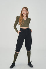 ホースライディングスタイルデニムパンツ / HORSE RIDING STYLE DENIM PANTS INCLUDING SOCKS [9029]