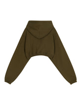 SM:]E CROP HOODIE KHAKI (6608592535670)