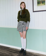 [NF] BLUNT LETTERING LOGO KNIT (KHAKI)_F23ZB261
