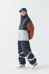 ワイドジャケット/BSR2223FWJK056 MCS WIDE JACKET NAVY BROWN