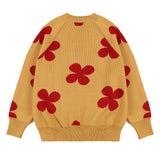 フラワーパターンジャガードニット / Flower pattern Jacquard Knit (4582471368822)