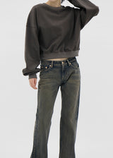 モカブーツカットデニムパンツ / no.3003 Mocha Bootcut Denim Pants