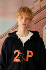 センスロゴフードジップアップ/25P SENSE LOGO HOOD ZIP UP_NAVY