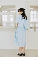 レイヤードリボンワンピース / layered ribbon onepiece sky blue