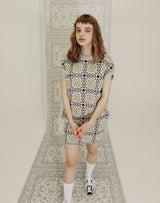 GRANNY SQUARE KNIT MINI SKIRT SAND BEIGE (6691436986486)