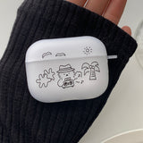 Aloha Puppy AirPods Case_matt