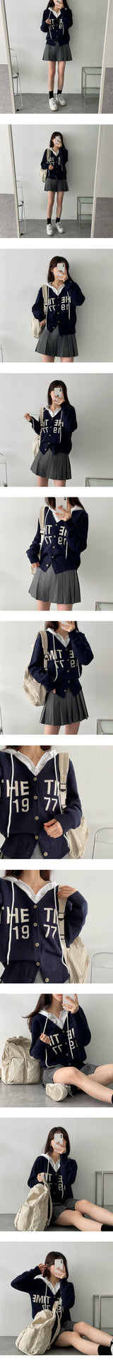 ロンパースバンクロップドフードジップアップ / Romper van Cropped Hood Zip-Up