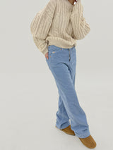 ウールプレッツェルバルキーニット / Wool pretzel bulky knit (4color)