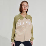 Classic velour Zip-up [Beige] (6679685562486)