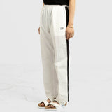 サイドメッシュナイロンパンツ / SIDE MESH NYLON PANTS-WHITE