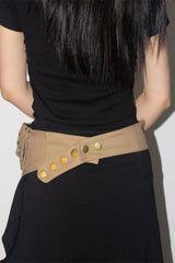 cotton pocket belt bag