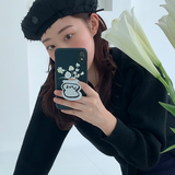 [セット] ブーケシリーズ：ナルシシズムフォンケース + スマホグリップ / [SET] Bouquet series : Narcissism phone case + griptok
