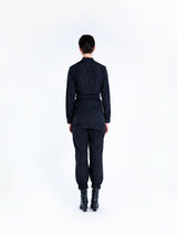 テッチウェア ストラップ ジャンプスーツ ブラック/ techwear strap jumpsuit black (4437322039414)