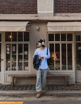 ウィズルーズフィットUネックTシャツ (2 color)