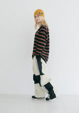 オールドストライプロングスリーブ / BSR2223FWPO029 OLD STRIPE LONG SLEEVE BLACK