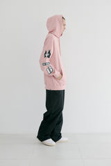 ロゴフーディ / BSR2223FWPO013 BS MULTI LOGO HOODIE PINK