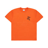 エンボシングスクリプトロゴショートスリーブTシャツ ORANGE