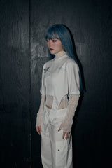 エンジェルナンバーレイヤードトップセット/angel number layered top set - ivory