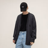 [UNISEX] G logo floating knit cardigan (6686017093750)