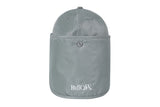 イアフラップボタンボールキャップ/EARFLAP BUTTON BALL CAP_GREY