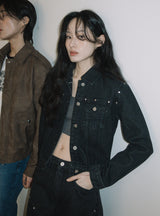 rivet trucker jacket