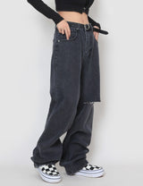 カッティングビンテージデニムパンツ / cutting vintage denim pants