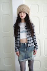ラバークロップチェックシャツ / Rubber Crop Check NB (2 colors)