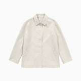 エコレザーボタンジャケット / Eco leather button jacket