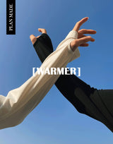 [Plan-Made] Thumb Slit High Neck T-Shirt (6595755573366)