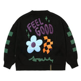 22フィールグッドオーバーサイズニットカーディガン / 22 FEEL GOOD OVERSIZED KNIT CARDIGAN BLACK