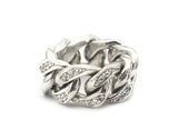 LUXE CHAIN RING ( Stone )