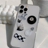 ブラックオブジェクトフォンケース / Black Object Phone Case