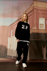 センスロゴスウェットパンツ / 25P SENSE LOGO SWEAT PANTS_BLACK