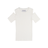 カットアウトショルダーTシャツ / CUT OUT SHOULDER T.SHIRT