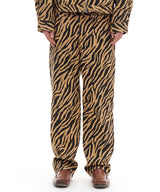 ZEBRA TWILL PANTS (BROWN)