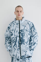パファーウェルロンジャケット/BSR2223FWJK010 DSXBR PUFFER WELLON JACKET PASTEL PURPLE