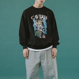 ROCKING SKELETON SWEATSHIRT BLUE(CV2CSUM462A) (6685210280054)