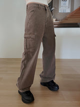 ミドル ウェスト カーゴパンツ / no.5176 Middle Waist Cargo Pants (3color)