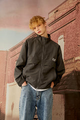 センスロゴウィンドブレーカー / 25P SENSE LOGO WIND BREAKER_CHARCOAL