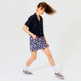 フリーキッシュデイジーミニスカート/FREAKISH DAISY MINISKIRT (NAVY)