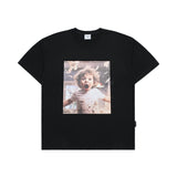 ベイビーフェイススクリームボーイ半袖Tシャツ BLACK