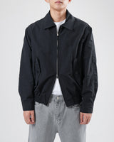 2ウェイナイロンブルゾン/two-way nylon blouson 2color