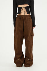 Roca side snap cargo pants